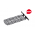 BUZON - dystans ścienny uniwersalny U-WALL 3 mm polipropylenowy